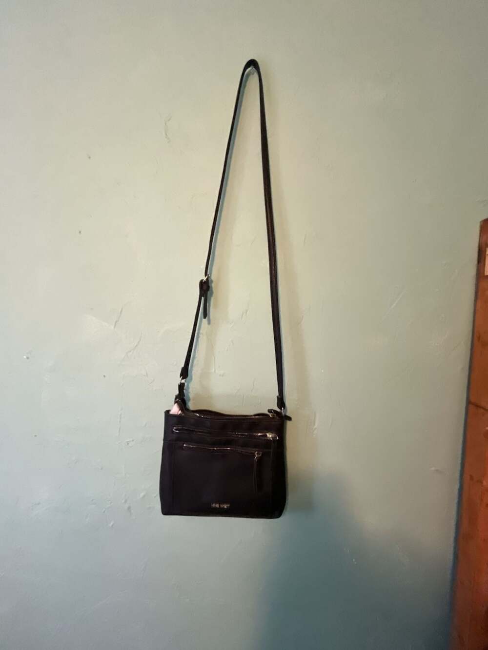 Nine West Multi-Pocket Faux Leather Crossbody Bag